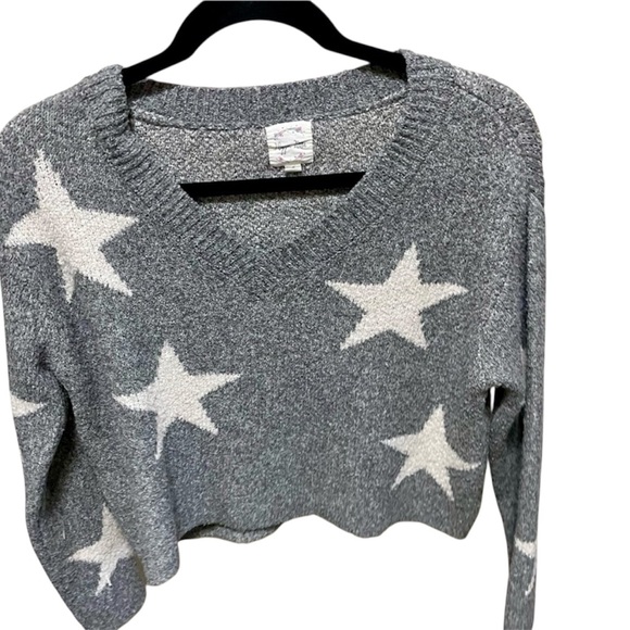 Haute Hippie Sweaters - Haute Hippie Gray Star Pattern Women Sweater